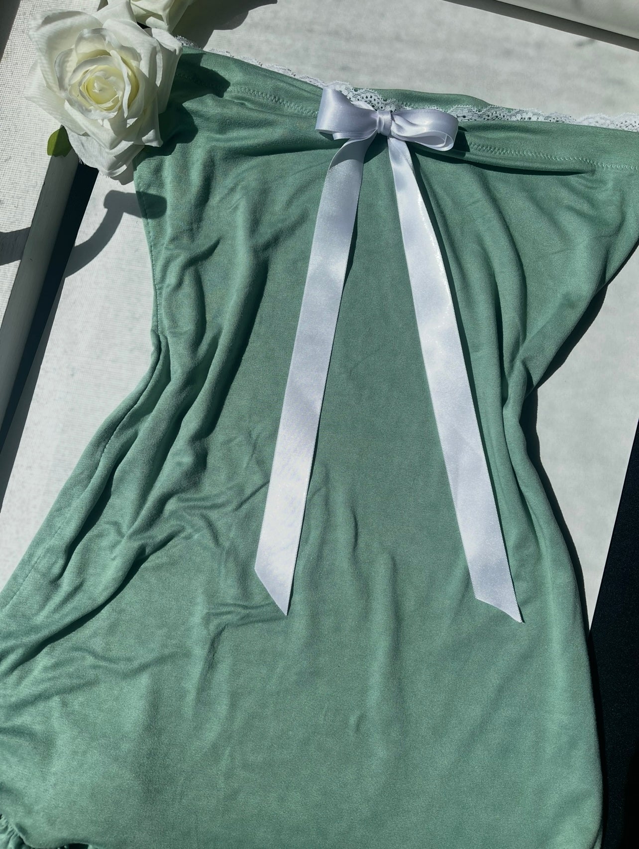 The ‘Green Flora’ Mini Dress